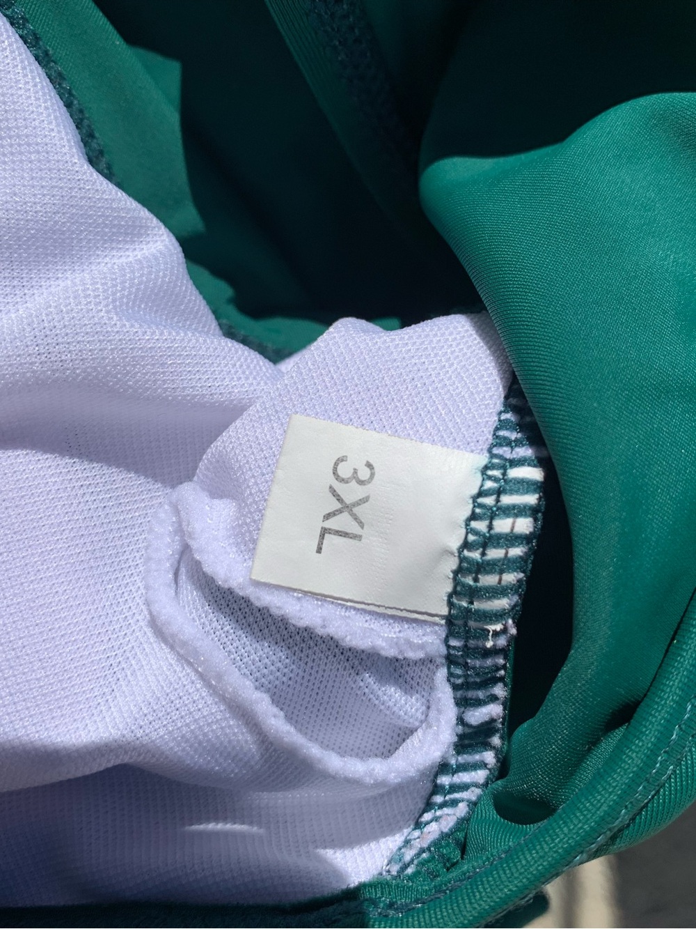 Tiered Ruffle Spaghetti Strap Tankini Top - green - Picture 3 of 3